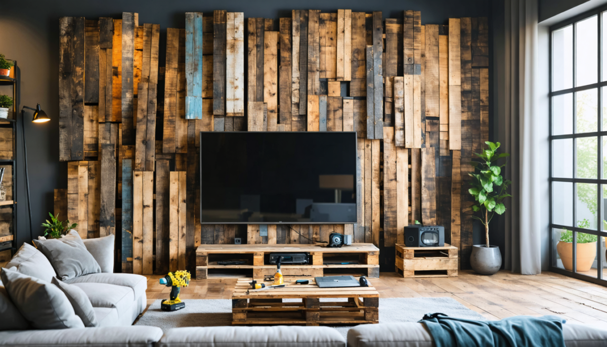 découvrez comment fabriquer facilement une paroi tv en palette directement chez vous grâce à notre guide simple et pratique. transformez votre intérieur avec style et créativité !