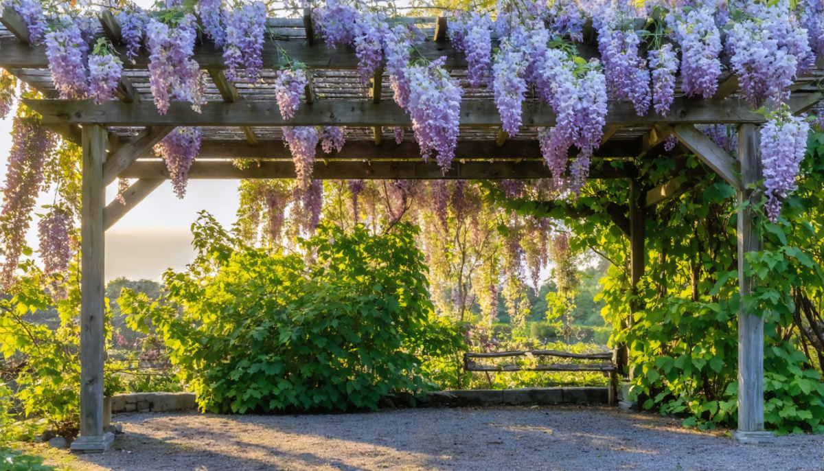 découvrez comment construire la pergola idéale pour votre glycine avec notre mode d'emploi complet et nos conseils essentiels pour un jardin magnifique.