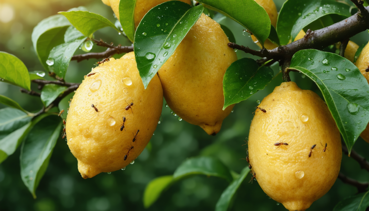 découvrez des méthodes naturelles et efficaces pour éliminer les fourmis de votre citronnier et protéger votre arbre sans utiliser de produits chimiques.