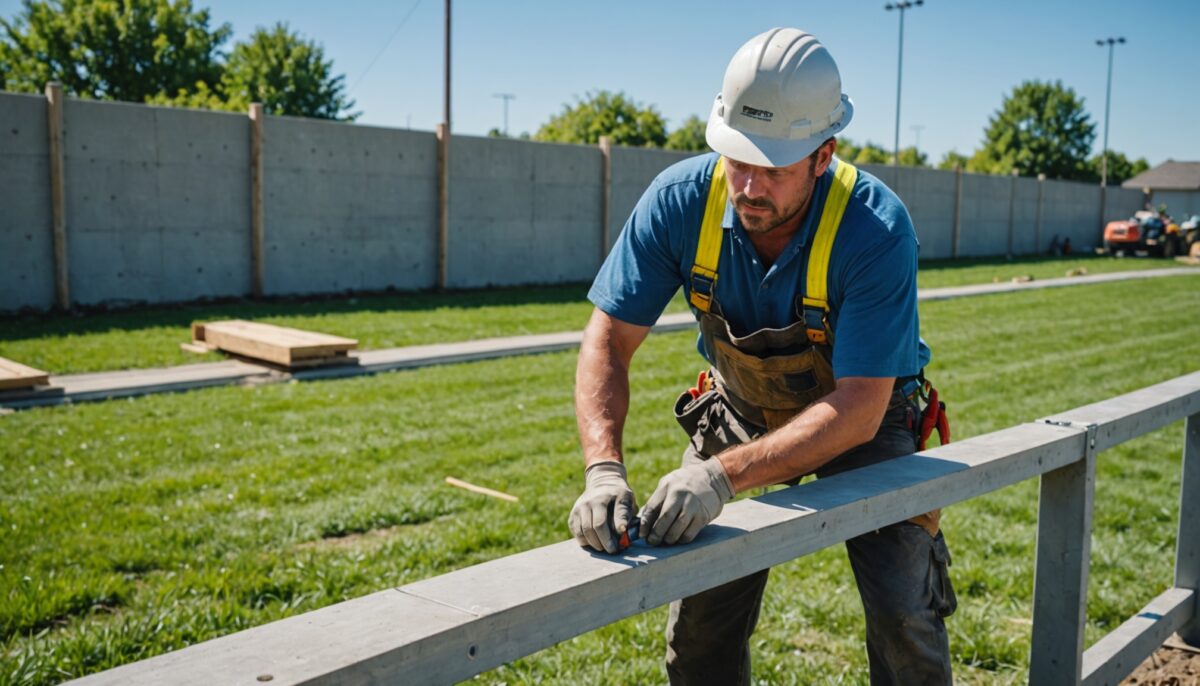 Coût de l'installation d'une clôture rigide avec soubassement béton : tarif au mètre linéaire décrypté