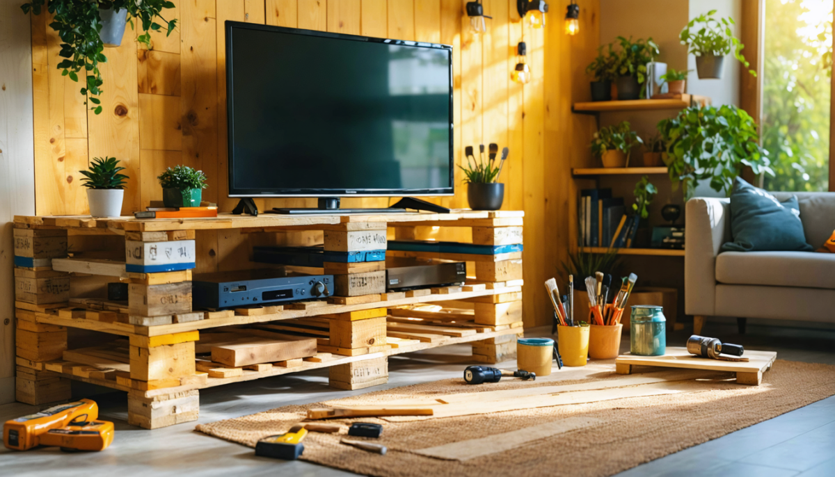 découvrez notre guide complet pour créer un support tv original à partir de palettes recyclées. apprenez à bricoler vous-même un meuble unique, écologique et personnalisé facilement.