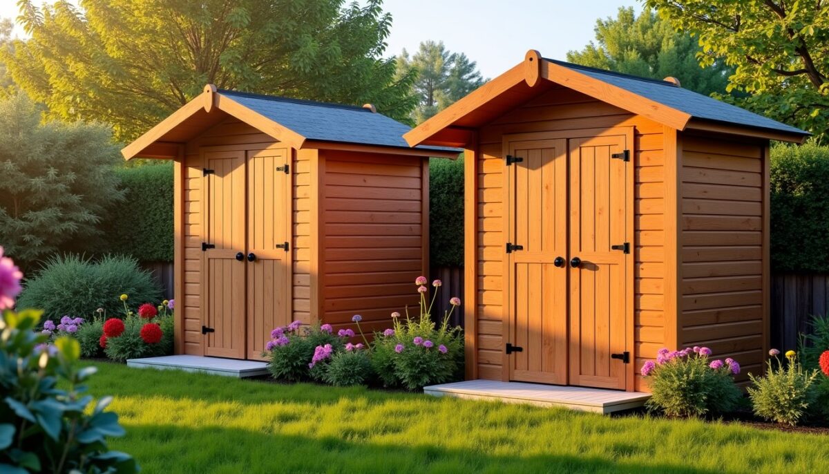 Installer deux abris de jardin de 5 m² : ce qu'il faut savoir sur les règles et démarches