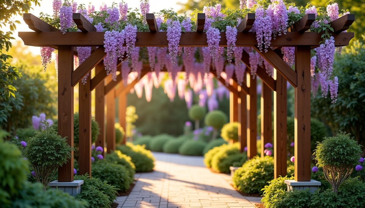 Construire une pergola idéale pour votre glycine : mode d'emploi et conseils essentiels