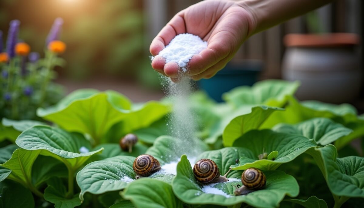Comment le bicarbonate de soude devient votre allié pour éliminer les escargots du jardin