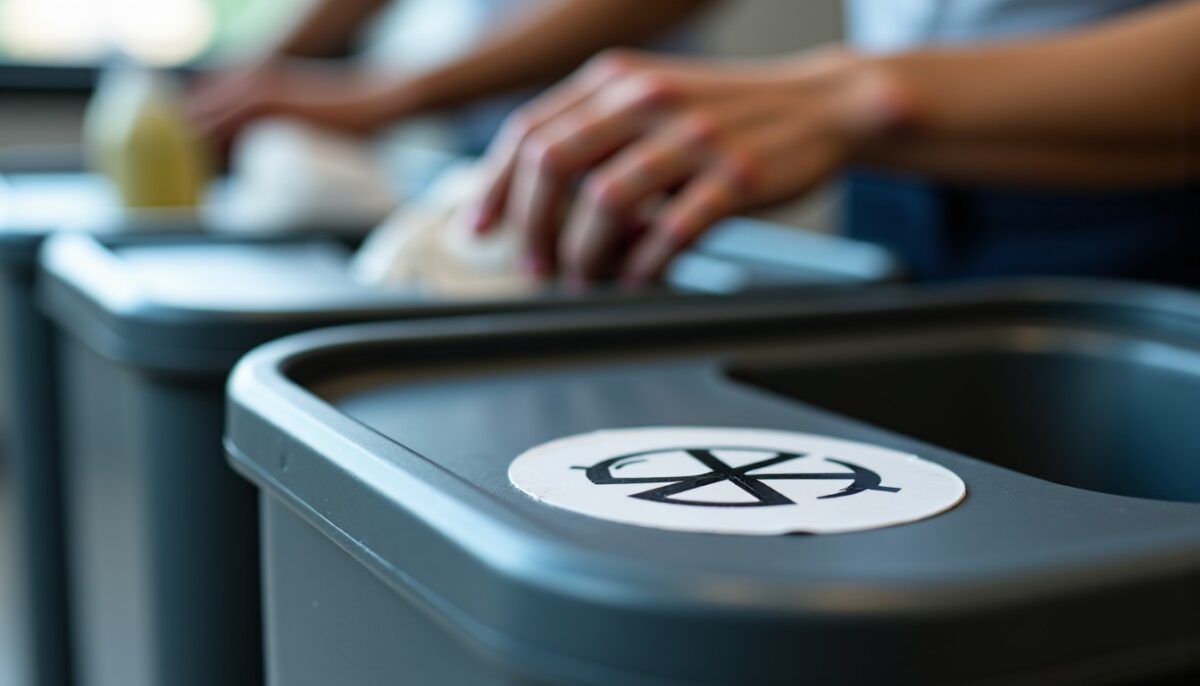 Logo poubelle barrée : comprendre son sens et les règles essentielles du tri des déchets